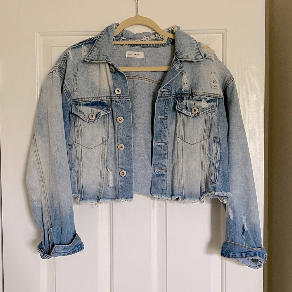 Cropped Jean Jacket